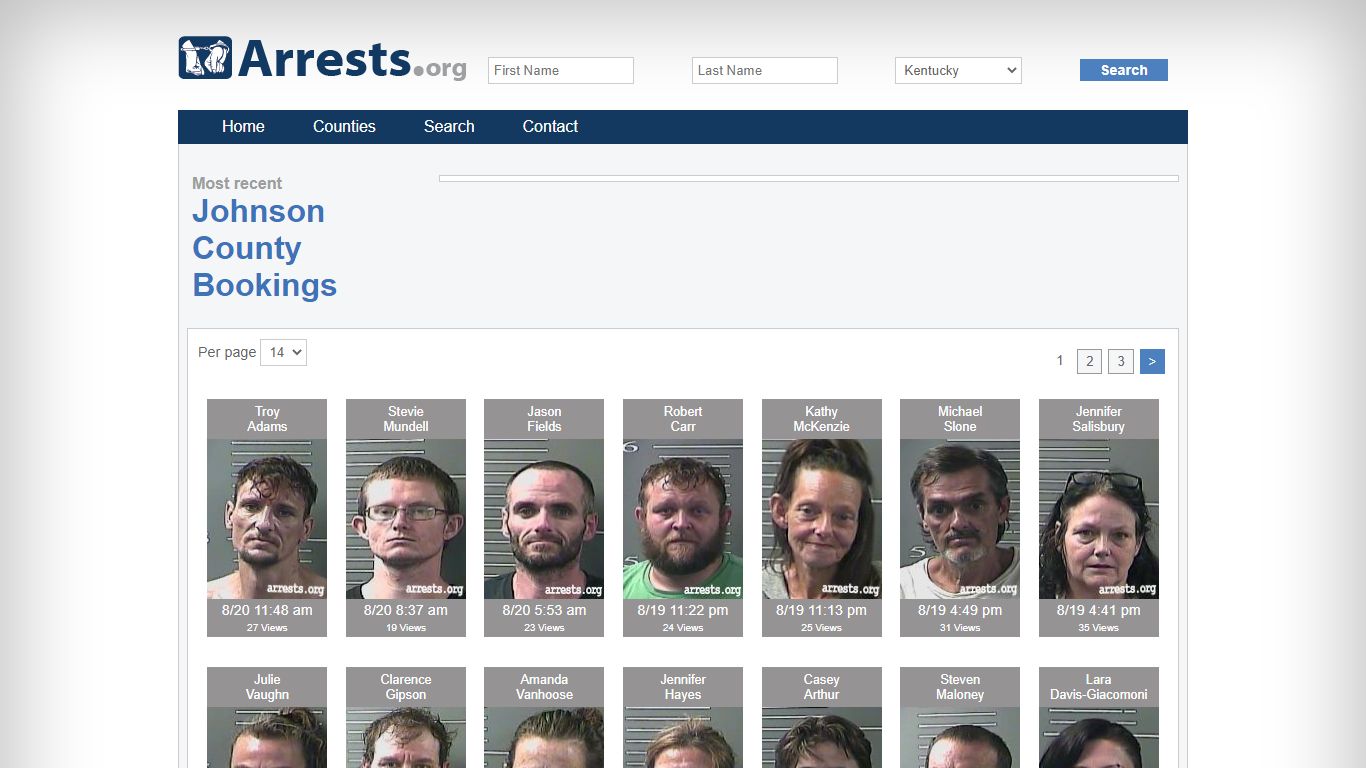 Johnson County Arrests and Inmate Search